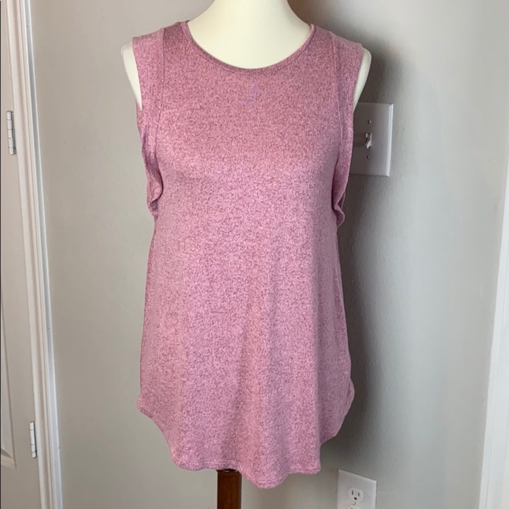 Pink Sleeveless Blouse